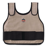 TENACIOUS HOLDINGS, INC. ergodyne® 12000 Chill-Its 6230 Standard Phase Change Cooling Vest with Packs, Cotton, Small/Medium, Khaki