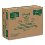 DART OPT1224TG Optima Reclosable Lids for Paper Hot Cups, Fits 12 oz to 24 oz Hot Cups, Plastic, White, 1,200/Carton