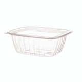 ECO-PRODUCTS,INC. EP-RC32 Renewable and Compostable Rectangular Deli Containers, 32 oz, 7.5 x 6.5 x 3, Clear, Plastic, 50/Pack, 4 Packs/Carton