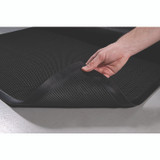 CROWN MATS & MATTING MAFG62BK Mat-A-Dor Entrance Scraper Mat, Black Fingertip Textured Rubber Surface, 36" x 72"