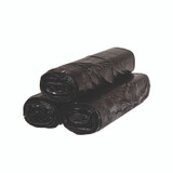 TRINITY PLASTICS INC. ML3339 Low-Density Can Liners, 33 gal, 1.25 mil, 33" x 39", Black, Flat Pack, 250/Carton