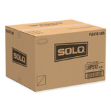DART SOLO® LVP5120100 Polypropylene Vented Food Container Lids for 12 oz Food Containers, Clear, Plastic, 1,000/Carton