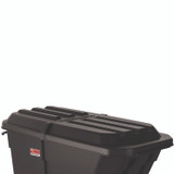 SUNCAST CORPORATION Commercial® RMTT75LID 3/4 Cubic Yard Tilt Truck Lid, 31.69 x 67 x 6.9, Black