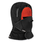 TENACIOUS HOLDINGS, INC. ergodyne® 16878 N-Ferno 6878 3-Layer Winter Liner + Mouthpiece Kit, Fleece/Neoprene/Polyester, One Size Fits Most, Black