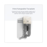 KIMBERLY-CLARK PROFESSIONAL Professional* 58791 ICON Faceplate for Coreless Standard Roll Toilet Paper Dispenser, 4.25 x 6 x 1.5, Warm Marble