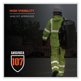 TENACIOUS HOLDINGS, INC. ergodyne® 25434 GloWear 8376K Lightweight HV Rain Suit, Large, Lime