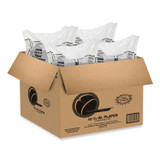 DART 10CPBQ Quiet Class Laminated Foam Dinnerware, Plate, 10.25" dia, Black, 125/Pack, 4 Packs/Carton