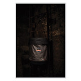 TENACIOUS HOLDINGS, INC. ergodyne® 14840 Arsenal 5940T Swiveling Carabiner Canvas Hoist Bucket and Top, 150 lb, Gray