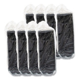 DART B8SB PresentaBowls Pro Black Square Bowls, 8 oz, 5 x 5 x 1.5, Plastic, 63/Bag, 8 Bags/Carton
