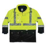 TENACIOUS HOLDINGS, INC. ergodyne® 25532 GloWear 8388 Class 3/2 Hi-Vis Thermal Jacket Kit, Small, Lime