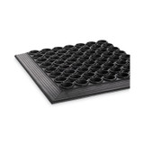 CROWN MATS & MATTING WSCT31BK Safewalk-Light Wet/Oily Floor Anti-Fatigue Drainage Mats, 0.5" Thick, 36" x 10 ft, Black Perforated Surface