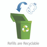 GO-JO INDUSTRIES PROVON® 5304-03 Antimicrobial Skin Cleanser Refill, For FMX-12 Dispenser, Unscented, 1,200 mL, 3/Carton