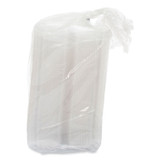 DART C18UT1 StayLock Clear Hinged Lid Containers, 4.5" x 8.5" x 2.1", Clear, Plastic, 250/Carton