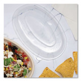 DART PP28BBDL Dome Covers and Lids, For 28 oz Container, 6.75 x 9.5 x 1.83, Clear, 300/Carton