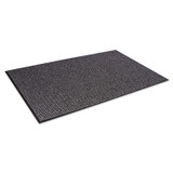 CROWN MATS & MATTING OXH046GY Oxford Wiper Mat, Rectangular, Charcoal Gray/Black Loop Pile Surface, 48" x 72"