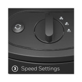 HONEYWELL ENVIRONMENTAL HF710 TurboForce Power Air Circulator, 16", 3 Speeds, Black