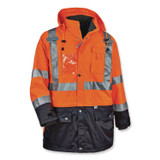 TENACIOUS HOLDINGS, INC. ergodyne® 25558 GloWear 8388 Class 3/2 Hi-Vis Thermal Jacket Kit, 4X-Large, Orange