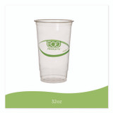 ECO-PRODUCTS,INC. EP-CC32-GS GreenStripe PLA Cold Cups, 32 oz, Plastic, Clear, 1,000/Carton