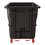 SUNCAST CORPORATION Commercial® RMTTSD200D 2 cu yd Standard Duty Tilt Truck, Forkliftable Frame, 1,400 lb Capacity, Black