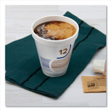 DART 12J16B Breeze Hot/Cold Insulated Foam Drinking Cups, 12 oz, Brown/White/Blue, 1,000/Carton