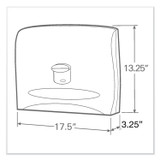 KIMBERLY-CLARK PROFESSIONAL Scott® 09505 Personal Seat Cover Dispenser, 17.5 x 2.25 x 13.25, White