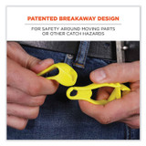 TENACIOUS HOLDINGS, INC. ergodyne® 19128 Squids 3405 Belt Clip Glove Clip Holder, 1 x 1 x 6, Acetal Copolymer, Orange