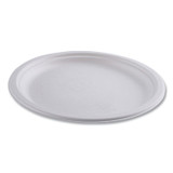 ECO-PRODUCTS,INC. EP-P005 Renewable Molded Fiber Plates, 10" dia, Natural White, 500/Carton