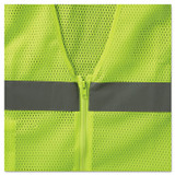 TENACIOUS HOLDINGS, INC. ergodyne® 21055 GloWear 8210Z Class 2 Economy Vest, Polyester Mesh, Large to X-Large, Lime