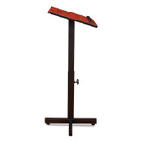 NATIONAL PUBLIC SEATING Oklahoma Sound® 70CH Portable Presentation Lectern Stand, 20 x 18.25 x 44, Cherry