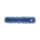 BOARDWALK 1148 Dust Mop Head, Cotton/Synthetic Blend, 48" x 5", Blue