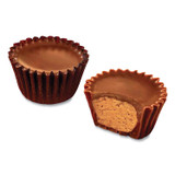 THE HERSHEY COMPANY Reese's® 24600410 Peanut Butter Cups Miniatures Bulk Box, Milk Chocolate, 105 Pieces, 32.55 oz Box