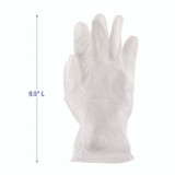 BOARDWALK 365SBX General Purpose Vinyl Gloves, Powder/Latex-Free, 2.6 mil, Small, Clear, 100/Box