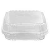PACTIV EVERGREEN CORPORATION YCI81120 ClearView SmartLock Hinged Lid Container, 49 oz, 8.2 x 8.34 x 2.91, Clear, Plastic, 200/Carton