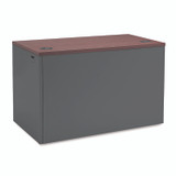 HON COMPANY 38215RNS 38000 Series Flush Return, Right, 48w x 24d x 29.5h, Mahogany/Charcoal