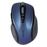 KENSINGTON 72421 Pro Fit Mid-Size Wireless Mouse, 2.4 GHz Frequency/30 ft Wireless Range, Right Hand Use, Sapphire Blue