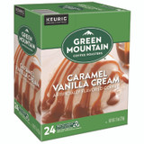 KEURIG DR PEPPER Green Mountain Coffee® 6700CT Caramel Vanilla Cream Coffee K-Cups, 96/Carton