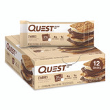 QUEST NUTRITION 00123 Protein Bars, S'mores, 2.12 oz Bar, 12 Bars/Box