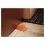 MASTER CASTER COMPANY 00965 Giant Foot Doorstop, No-Slip Rubber Wedge, 3.5w x 6.75d x 2h, Safety Orange