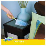 PROCTER & GAMBLE Swiffer® 11804KT Dusters Starter Kit, Dust Lock Fiber, 6" Handle, Blue/Yellow