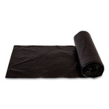INTEGRATED BAGGING SYSTEMS Inteplast Group EC243306K High-Density Commercial Can Liners, 16 gal, 6 mic, 24" x 33", Black, Perforated Roll, 50 Bags/Roll, 20 Rolls/Carton