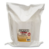 2XL CORPORATION, INC. L420 Gym Wipes Mega Roll Refill, 8 x 8, Unscented, White, 1,200/Roll, 2 Rolls/Carton