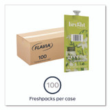 LAVAZZA FLAVIA® 48023 The Bright Tea Co. Green with Jasmine Tea Freshpack, 100/Carton