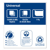 SCA TISSUE Tork® D786E Universal Masterfold Dispenser Napkins, 1-Ply, 13 x 12, Natural, 6,000/Carton