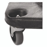 RUBBERMAID COMMERCIAL PROD. 3530 Brute Container Square Dolly, 300 lb Capacity, 17.25 x 6.25, Black