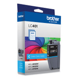 BROTHER INTL. CORP. LC401CS LC401CS Ink, 200-Page-Yield, Cyan