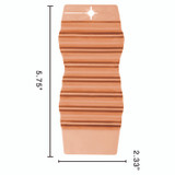 FRESH PRODUCTS HTSC72MAN Hang Tag Air Freshener with Suction Cup, Orange, Mango, 72/Carton