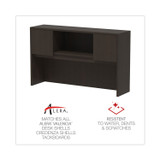 ALERA VA286015ES Alera Valencia Series Hutch with Doors, 4 Compartments, 58.88w x 15d x 35.38h, Espresso