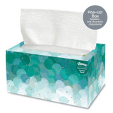 KIMBERLY-CLARK PROFESSIONAL Kleenex® 11268 Ultra Soft Hand Towels, POP-UP Box, 1-Ply, 9 x 10, White, 70/Box