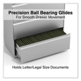 ALERA HLF3654LG Lateral File, 4 Legal/Letter-Size File Drawers, Light Gray, 36" x 18.63" x 52.5"