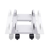 INNOVERA 54001 Mobile CPU Stand, 8.75w x 10d x 5h, Light Gray